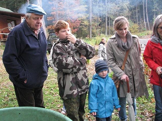 Z výlovu Černého rybníku u Babylonu.