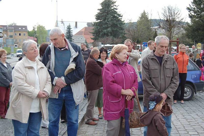 Oslavy konce II. světové války v Bělé nad Radbuzou.