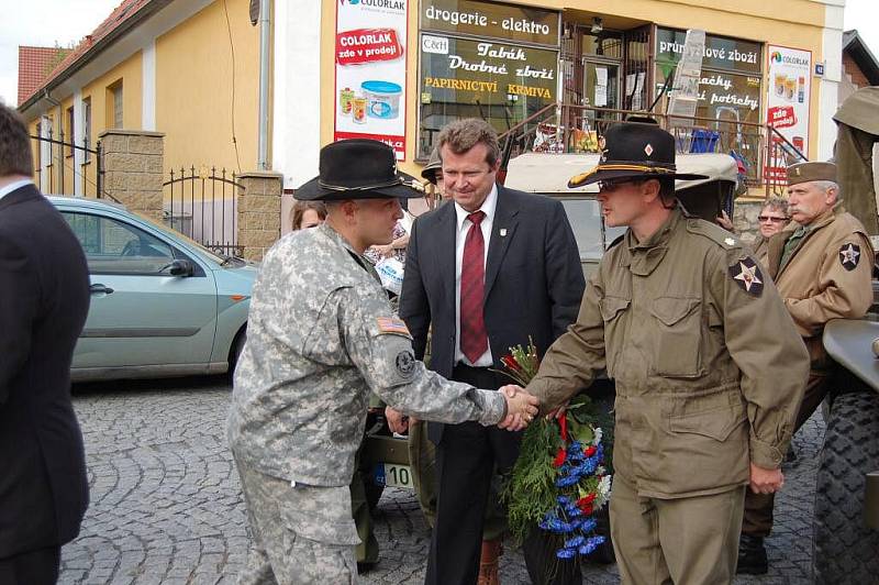 Oslavy konce II. světové války v Bělé nad Radbuzou.