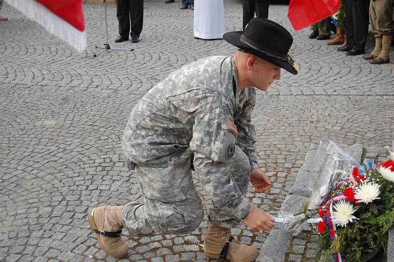 Oslavy konce II. světové války v Bělé nad Radbuzou.