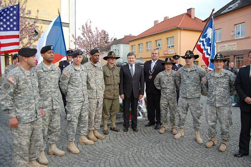 Oslavy konce II. světové války v Bělé nad Radbuzou.