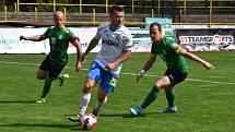 25. kolo FORTUNA ČFL, skupina A: Sokolov - Domažlice (bílí) 3:0.