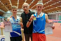 Na archivním snímku Jan Škarban (vlevo) a Jan Riegel obsadili první dvě místa v kategorii juniorů.