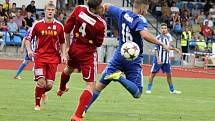 1. kolo ČFL: Jiskra Domažlice A - Slavoj Vyšehrad 2:0 (1:0).