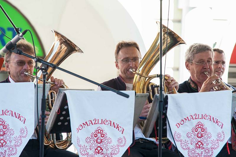 V Domažlicích se uskutečnil jubilejní ročník Svatováclavské jízdy.