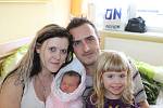 Monika Mikulášková ze Starého Spálence se narodila v domažlické porodnici 10. února v 18:30. Její váha při narození byla 3 610 gramů a míra 49 centimetrů.