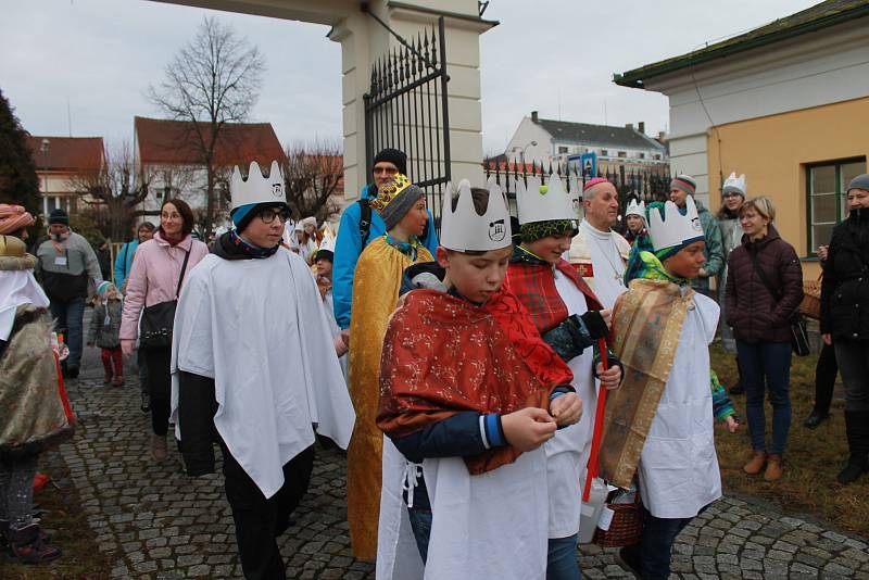 Tříkrálová sbírka ve Kdyni.