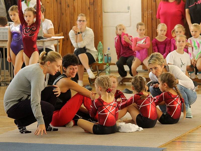 Cena Chodska ve sportovní gymnastice v Domažlicích. 