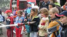 Akce Integrovaný záchranný systém dětem se konala na Podhájí u Horšovského Týna.
