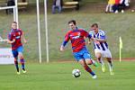 Viktoria Plzeň B (v červených dresech) utrpěla na Chodsku debakl. S Domažlicemi padla vysoko 0:8.