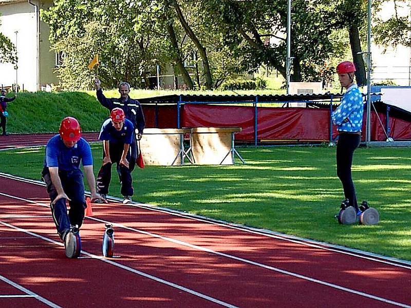 Na domažlické Střelnici se uskutečnila Okresní soutěž v požárním sportu.