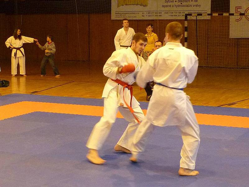 Ve Sportovní hale Jiskry Domažlice se konal turnaj v karate.