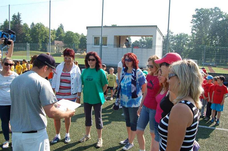 Z baseballového turnaje domažlických školek.