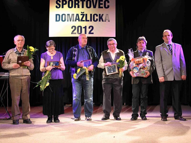 Z vyhlášení Sportovce Domažlicka za rok 2012 ve Staňkově.