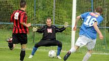 Z utkání fotbalistů FK Staňkov a Slavoj Koloveč B.