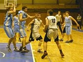 Z utkání druholigových basketbalistů Jiskry Domažlice U19.