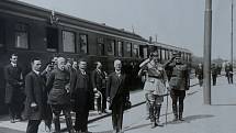 Z návštěvy prezidenta T. G. Masaryka.