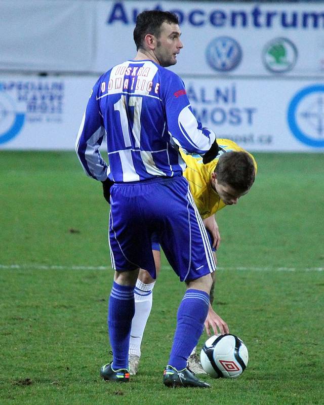 Jiskra na Stínadlech. Odveta osmifinále Poháru České pošty FK Teplice - Jiskra Domažlice 2:1.