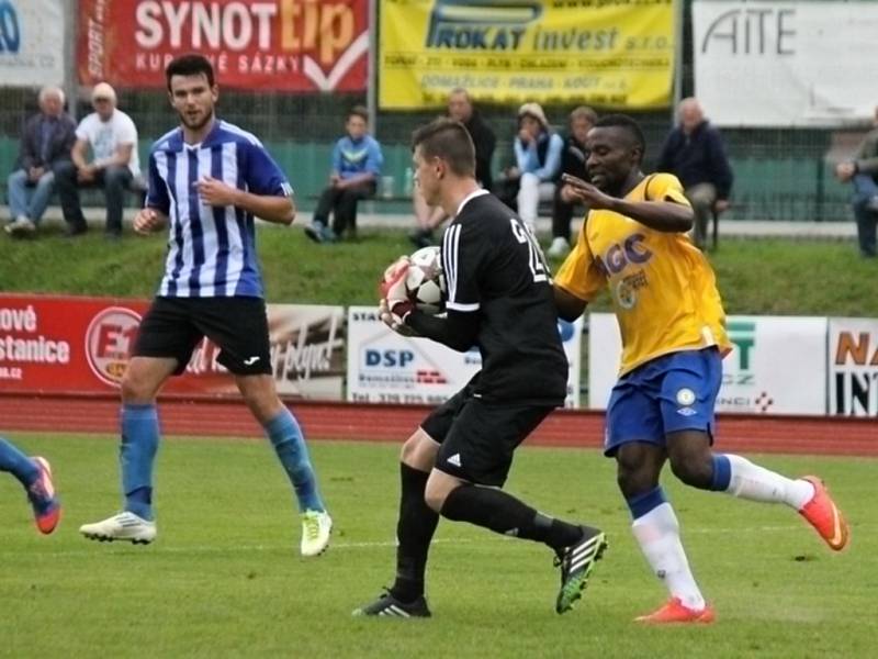 První zápas osmifinále Poháru České pošty: Jiskra Domažlice - FK Teplice 0:4 (0:1).