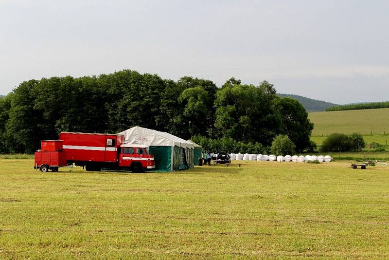 Z okrskové hasičské soutěže v Petrovicích.