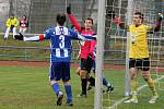 Z utkání Jiskra Domažlice a FK Mladá Boleslav B.