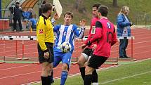 Z utkání Jiskra Domažlice a FK Mladá Boleslav B.