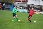 Slavoj Koloveč (v zeleném) - SK Poběžovice (v červeném) 6:0 (2:0).