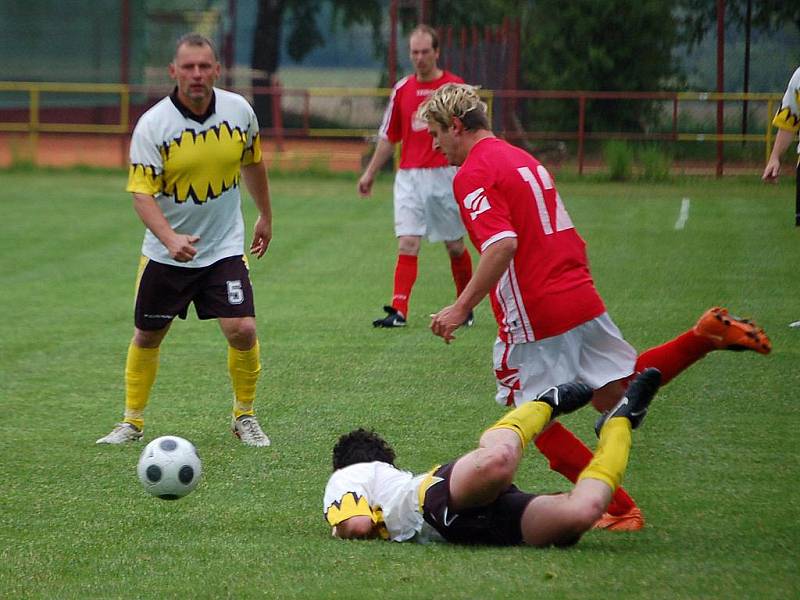 Z utkání rezervy Spartaku Klenčí se Slavojem Koloveč C.