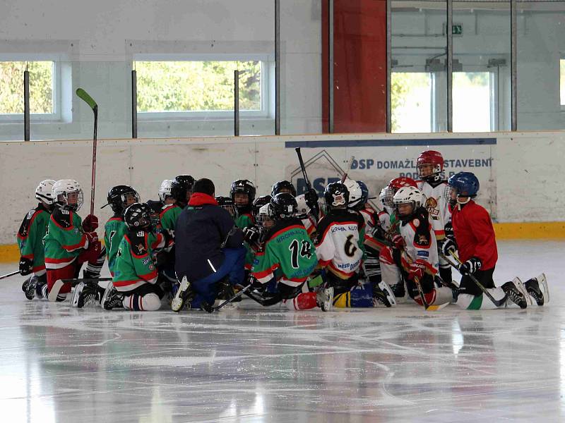 HC Domažlice pořádal za účasti extraligového hokejisty Plzně Jakuba Lva Den náborů.