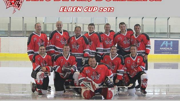 Hokejisté AHC Devils Domažlice na turnaji v Českých Budějovicích.