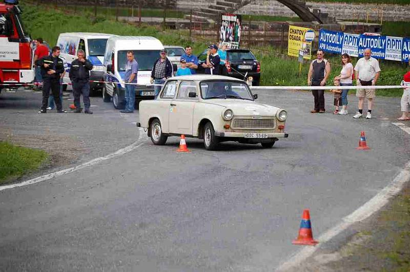 Mistrovství České republiky a volný závod amatérů v automobilovém slalomu do Korábu u Kdyně.