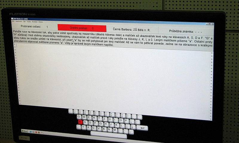 Na VOŠ, OA a SZŠ v Domažlicích (bývalá hájenská škola) se konal II. ročník talentové soutěže v psaní na PC klávesnici.