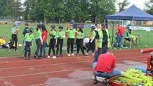 OKRESNÍ KOLO letošního ročníku  hasičské hry Plamen probíhalo celou sobotu v Domažlicích na místním stadionu Jiskry.