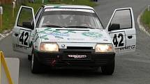 Historic Vltava Rallye 2014. ´Historici´ na Hájovně u Kdyně. 