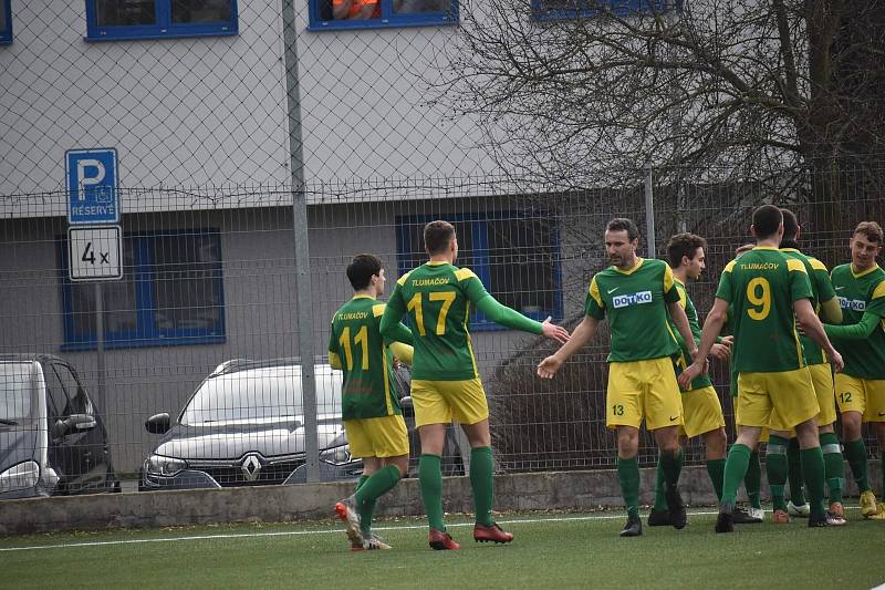 18. kolo KP: Start Tlumačov - Okula Nýrsko 2:2, 19. března 2023.