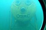 Z návštěvy Lomečku a pozorovatelny pod vodou. ´Stará´ potápěčská kabina.