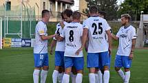 TJ Jiskra Domažlice (bílí) - 1. FK Příbram B 3:0.