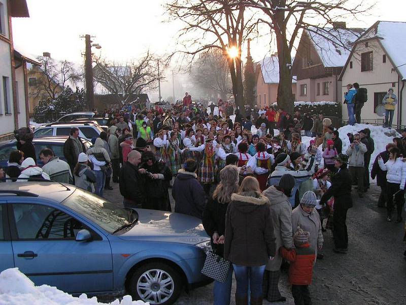 Masopust v Postřekově.