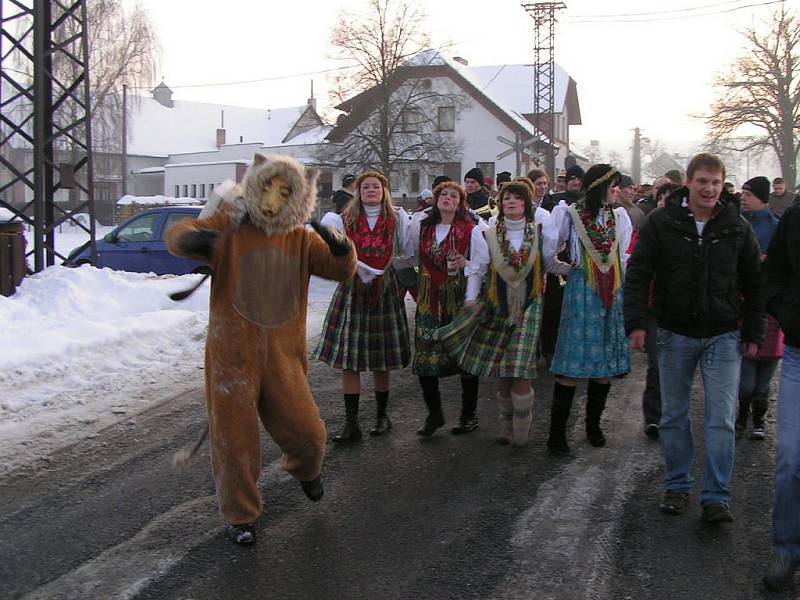 Masopust v Postřekově.