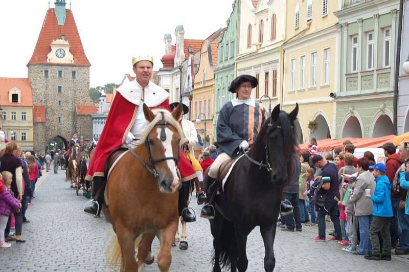 Svatováclavská jízda v Domažlicích.