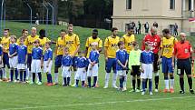 První zápas osmifinále Poháru České pošty: Jiskra Domažlice - FK Teplice 0:4 (0:1).