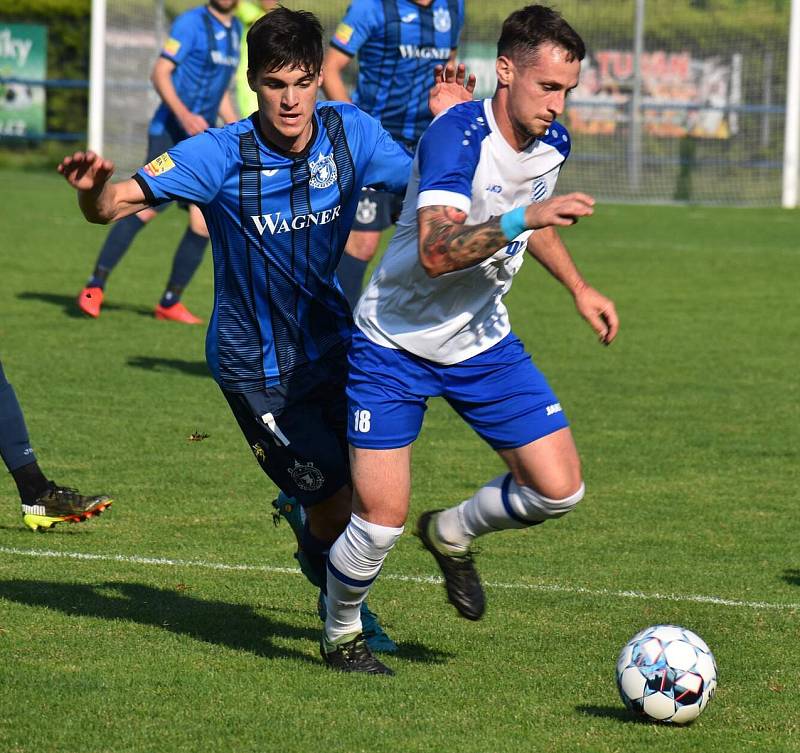 29. kolo FORTUNA ČFL A: Králův Dvůr - Jiskra Domažlice 2:1.