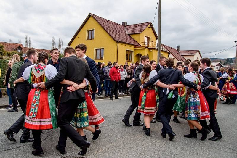 Masopust v Postřekově v březnu 2019.