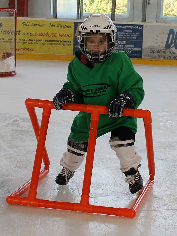 HC Domažlice uspořádal za účasti extraligového hokejisty Jakuba Lva Den náborů.