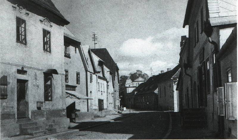 Ulice Poběžovic. Foto: archiv soukromých sbírek