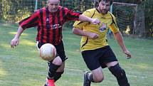 Sokol Hlohová (ve žlutém) - Sokol Všeruby (v červeném) 2:4.