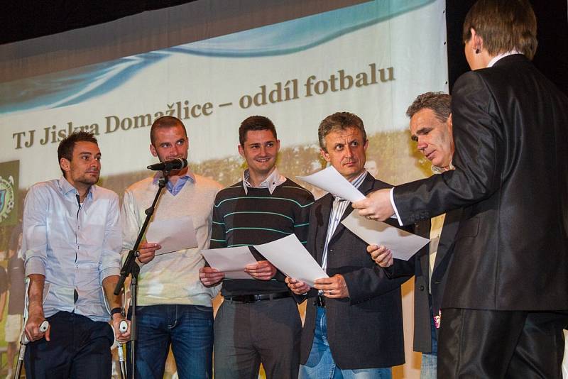 Vyhlášení Sportovce roku 2013 v Domažlicích.