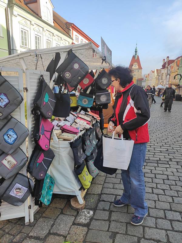 Jednodenní Vánoční trhy v Domažlicích přilákaly v sobotu 18. prosince spoustu návštěvníků. Lidé zavzpomínali i na Havla, který zemřel přesně před deseti lety.