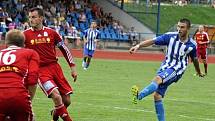 1. kolo ČFL: Jiskra Domažlice A - Slavoj Vyšehrad 2:0 (1:0).