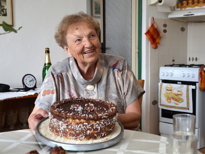 Vlasta Brunclíková v červenci oslavila 93. narozeniny. 